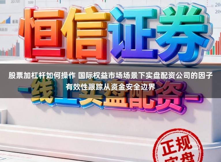 股票加杠杆如何操作 国际权益市场场景下实盘配资公司的因子有效性跟踪从资金安全边界