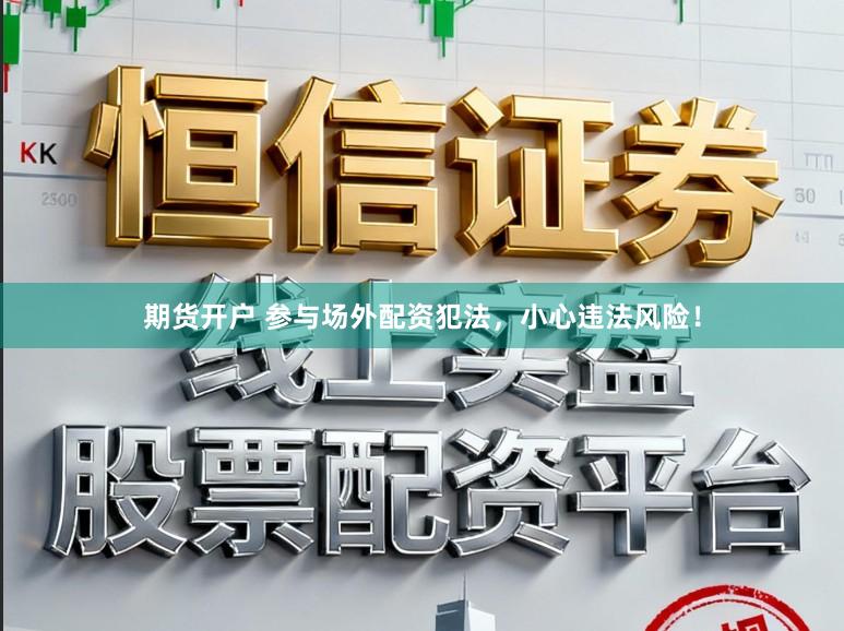 期货开户 参与场外配资犯法,小心违法风险!
